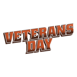 Veterans day army quote PNG Design