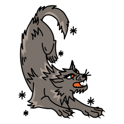 Werwolf-Tattoo-Stil PNG-Design