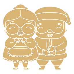Weihnachtsweihnachtsmann-Emoji PNG-Design