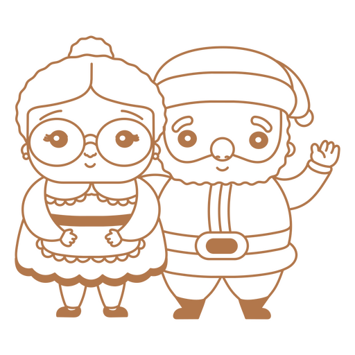 Mr. and Mrs. Claus emoji