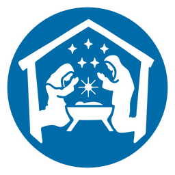 Adorno pesebre navideño Diseño PNG