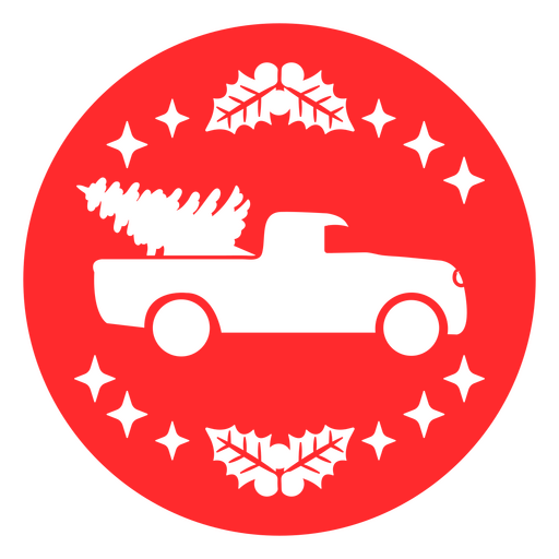 ?Adorno de camión de Navidad Diseño PNG