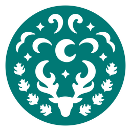 ?Weihnachtshirschverzierung PNG-Design