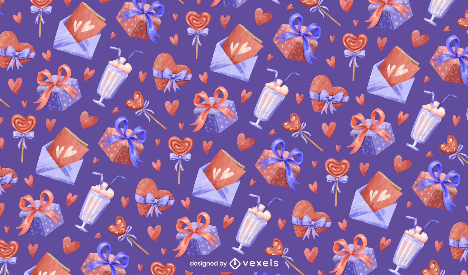 Cool Valentine's day candy pattern design