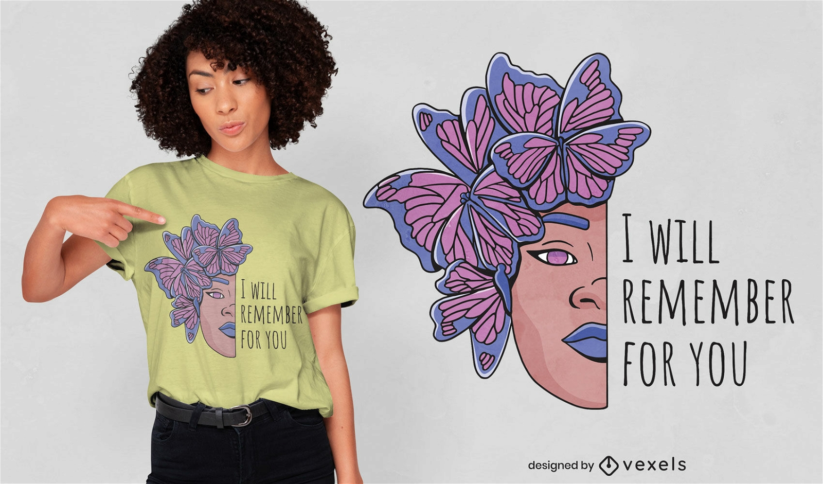 Lovely I will remember for you quote t-shirt design