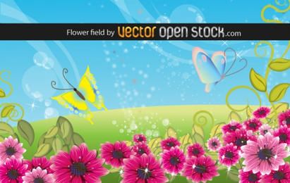 Campo de flores