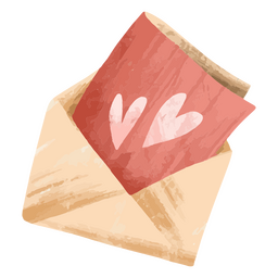 Valentine's day letter icon PNG Design Transparent PNG