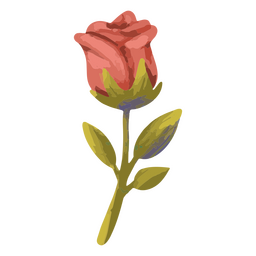 Valentine's day rose icon PNG Design Transparent PNG
