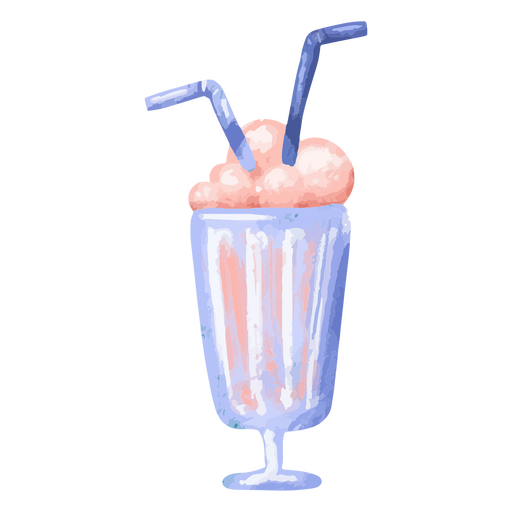 Icono de batido de San Valentín Diseño PNG