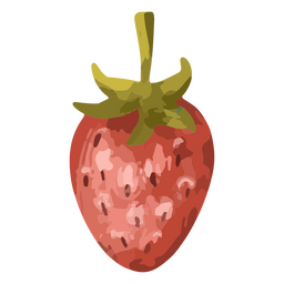 Aquarell Erdbeerfrucht