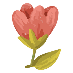 ícone de flor de dia dos namorados Desenho PNG