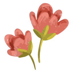 ícone de flores do dia dos namorados Desenho PNG