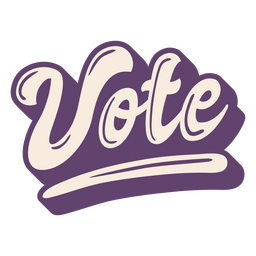 Votar letras de palavra Desenho PNG