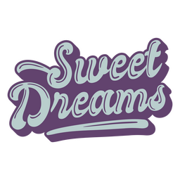 Letras de bons sonhos Desenho PNG Transparent PNG