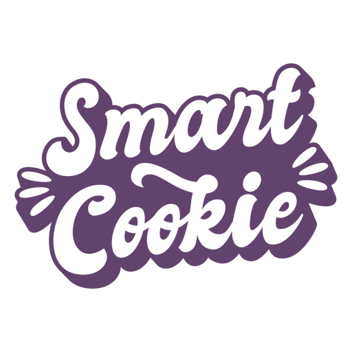 Citação de letras de cookies inteligentes Desenho PNG