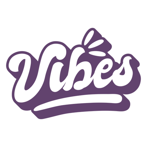 Vibes quote lettering