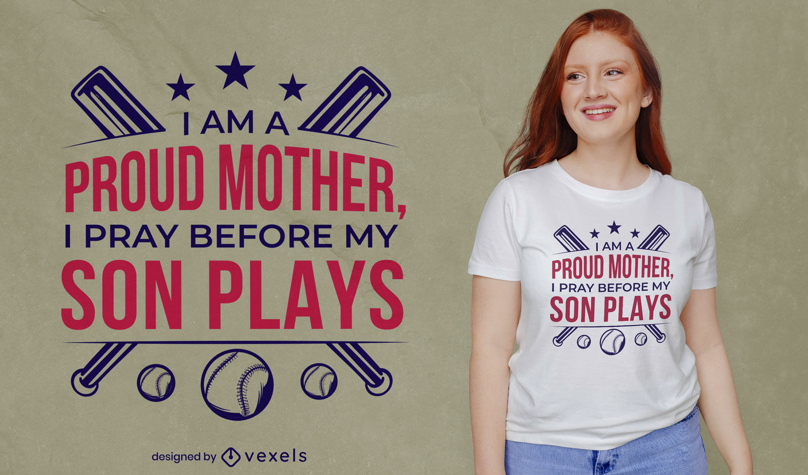 Great proud mother t-shirt design