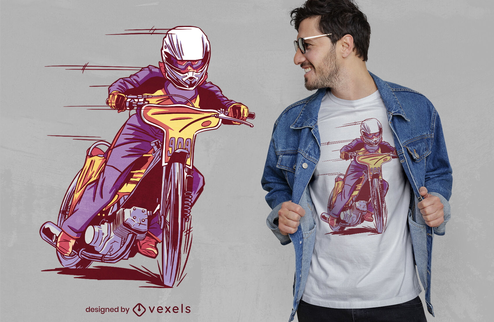 Diseño de camiseta Cool Speedway