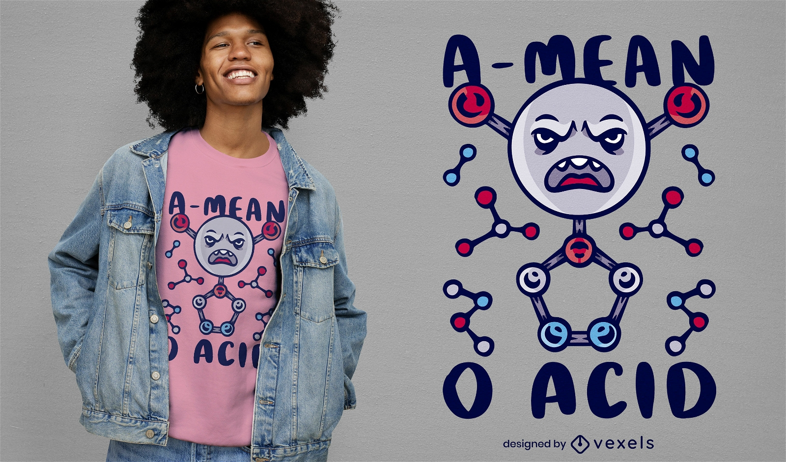 Lustiges Chemie-Wortspiel-T-Shirt-Design