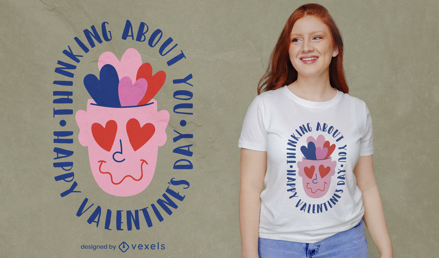 Cute valentine's day t-shirt design