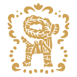 Solstício de inverno plano de criatura Desenho PNG