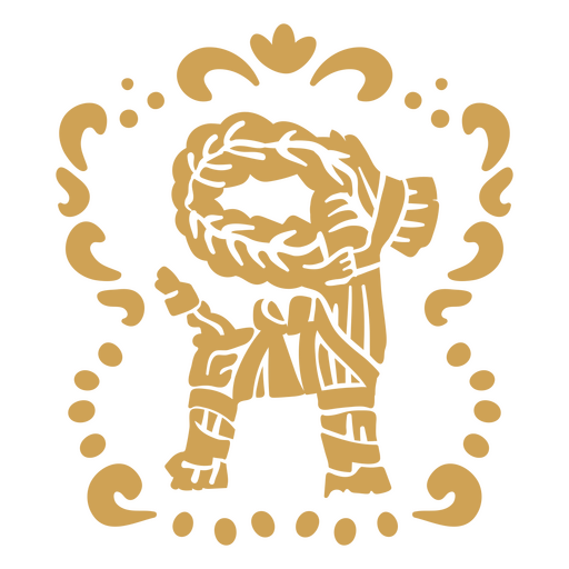 Solstício de inverno plano de criatura Desenho PNG