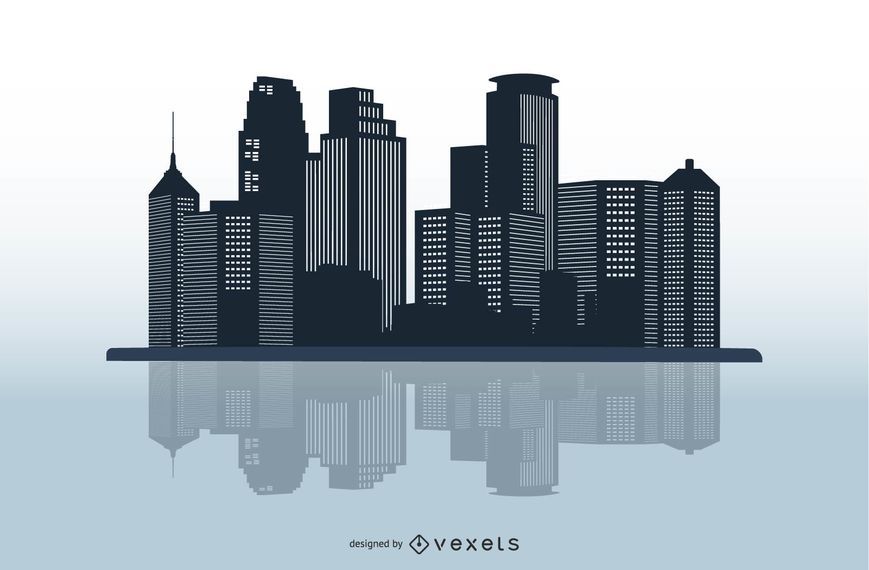 Vector City Skyline Art Vector City Skyline Art