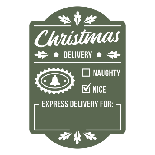 Christmas Gift Delivery Design PNG Design