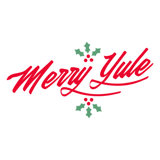 Citação de letras de solstício de inverno merry yule Desenho PNG