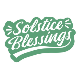 Wintersonnenwende Schriftzug Zitat Segen PNG-Design
