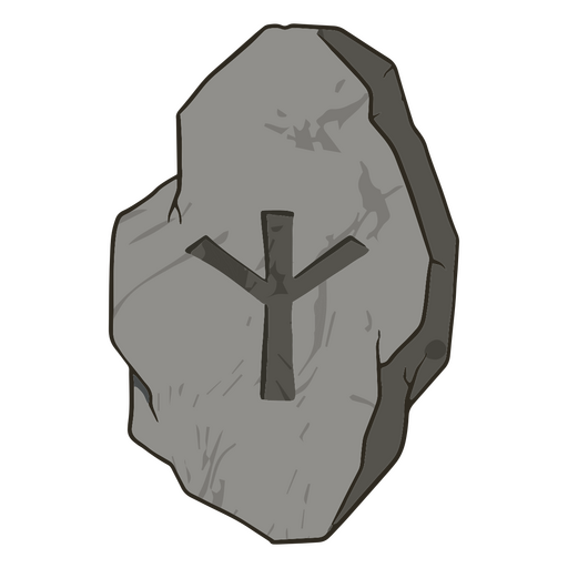 Runes illustration algiz PNG Design