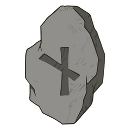 Ilustração de runas naudiz Transparent PNG