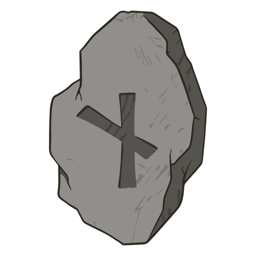 Runes illustration naudiz PNG Design