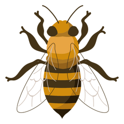 Symbol für die Natur der Honigbiene