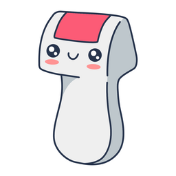 Transdutor de ultrassom feminino bonito Desenho PNG