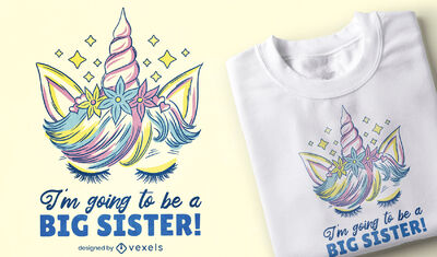 I'm Gonna A Big Sister 2020 Unicorn T-Shirt For Girls T-Shirt I'm Gonna A Big Sister 2020 Unicorn T-Shirt For Girls T-Shirt