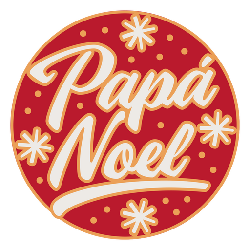 Papa noel letras cita colorida Diseño PNG