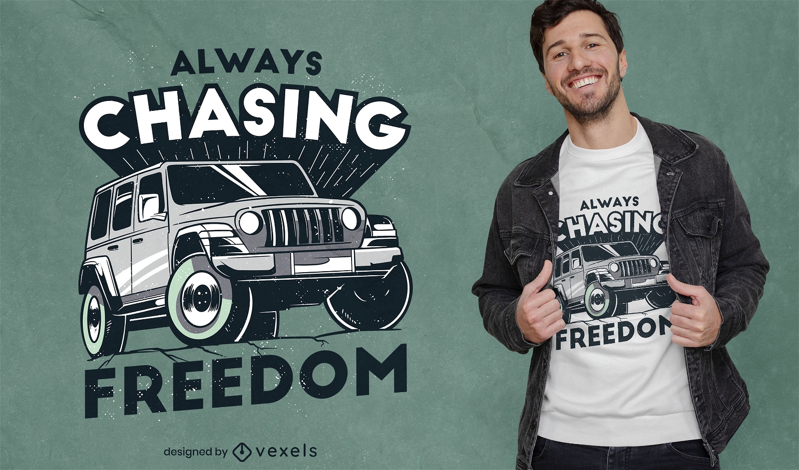 Freedom truck quote t-shirt design