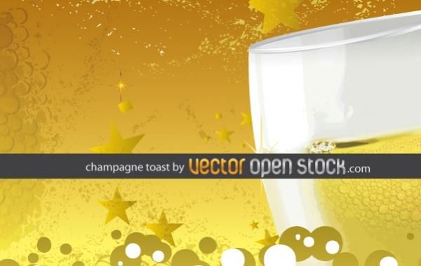 Bubbly Champagne Glass Bubbly Champagne Glass