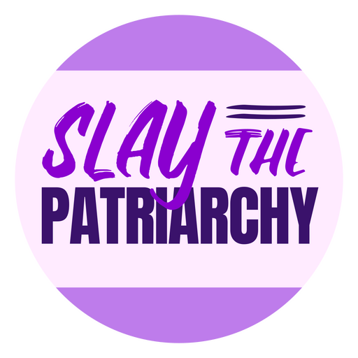 Insignia del patriarcado del feminismo Diseño PNG