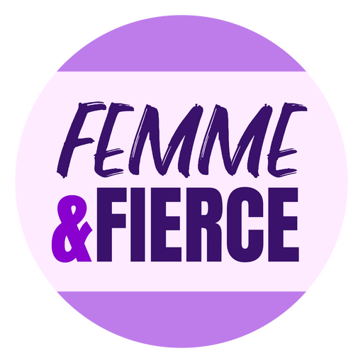 Feminism femme badge PNG Design