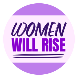 Abzeichen für den Aufstieg des Feminismus PNG-Design
