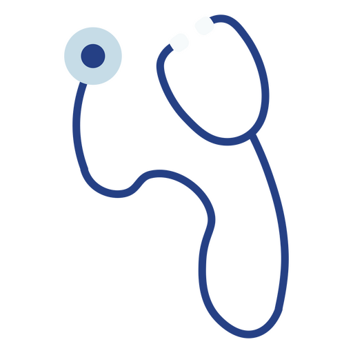 Icono de estetoscopio de suministros médicos Diseño PNG