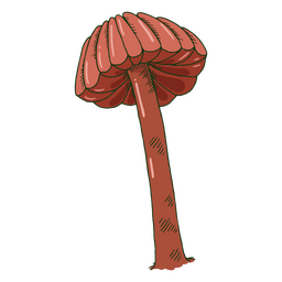 Detailliertes Pilzsymbol PNG-Design