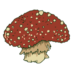 Seta grande roja Diseño PNG