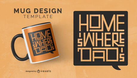 Home Papa Zitat Tasse Design