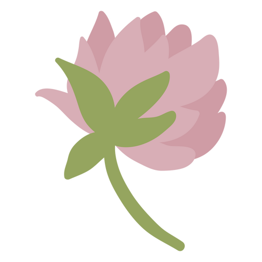 Simple Flower Flat Pastel White PNG & SVG Design For T-Shirts