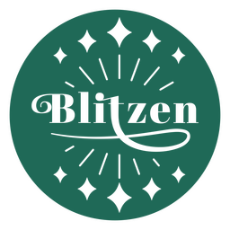 Distintivo de veado Blitzen Desenho PNG