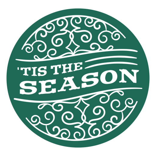 Abzeichen für die Weihnachtszeit PNG-Design