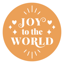 Joy Christmas badge PNG Design